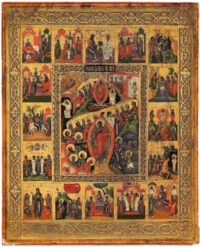 Icone Russe "Scènes de la vie du Christ"